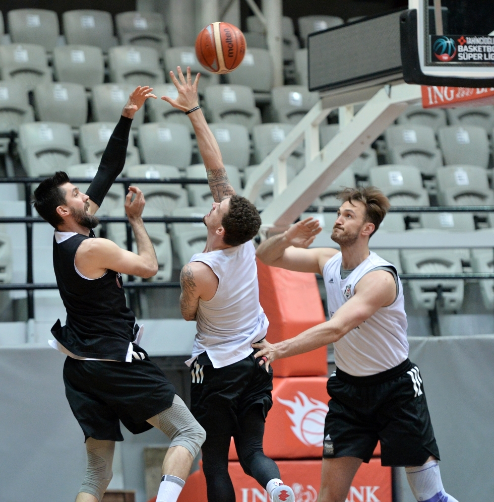 Beşiktaş Sompo Japan Banvit maçına hazırlanıyor! İşte antrenmandan kareler - Görsel 6