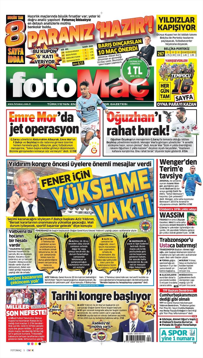 2 Haziran 2018 | Gazetelerin Beşiktaş Manşetleri - Görsel 4