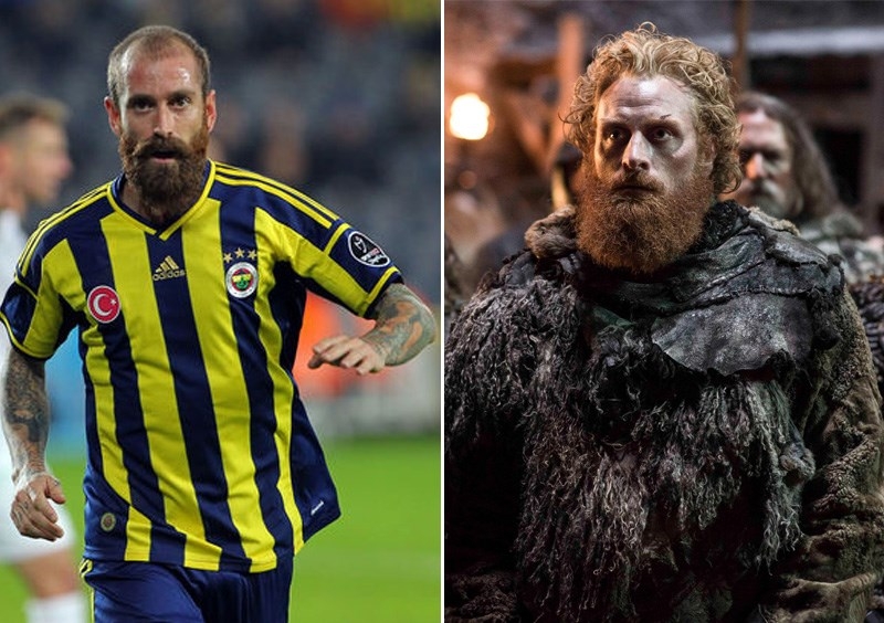 Game of Thrones karakterlerine benzeyen futbolcular. Listede Pepe de var! - Görsel 4