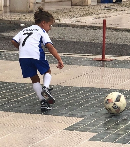 Quaresma tatilde de futboldan kopamıyor ⚽ - Görsel 3