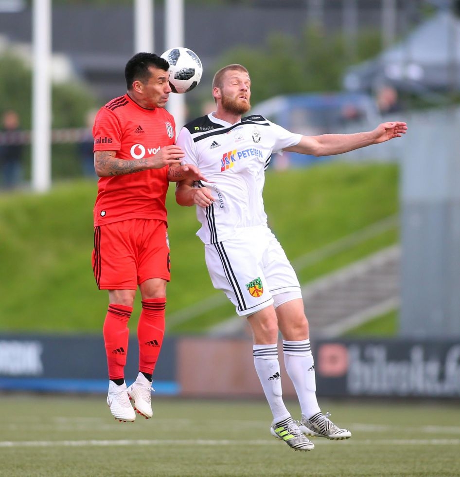 B36 Torshavn - Beşiktaş karşılaşmasından kareler - Görsel 19