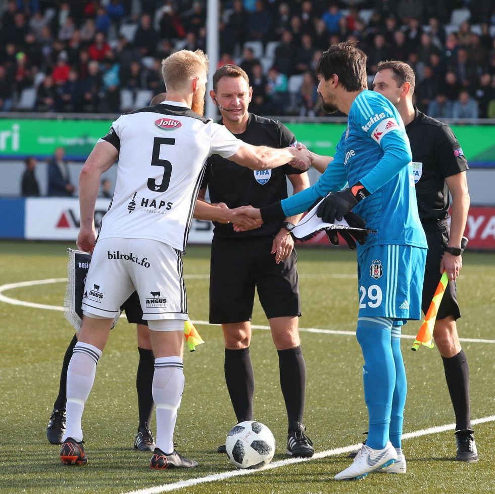 B36 Torshavn - Beşiktaş karşılaşmasından kareler - Görsel 23