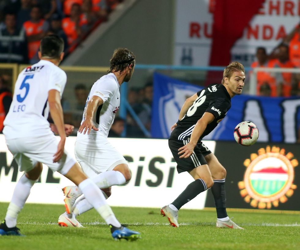 Erzurumspor - Beşiktaş karşılaşmasından kareler - Görsel 23