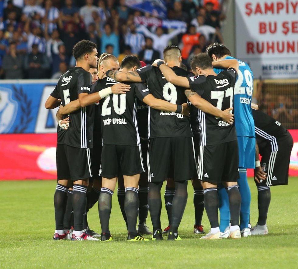 Erzurumspor - Beşiktaş karşılaşmasından kareler - Görsel 40