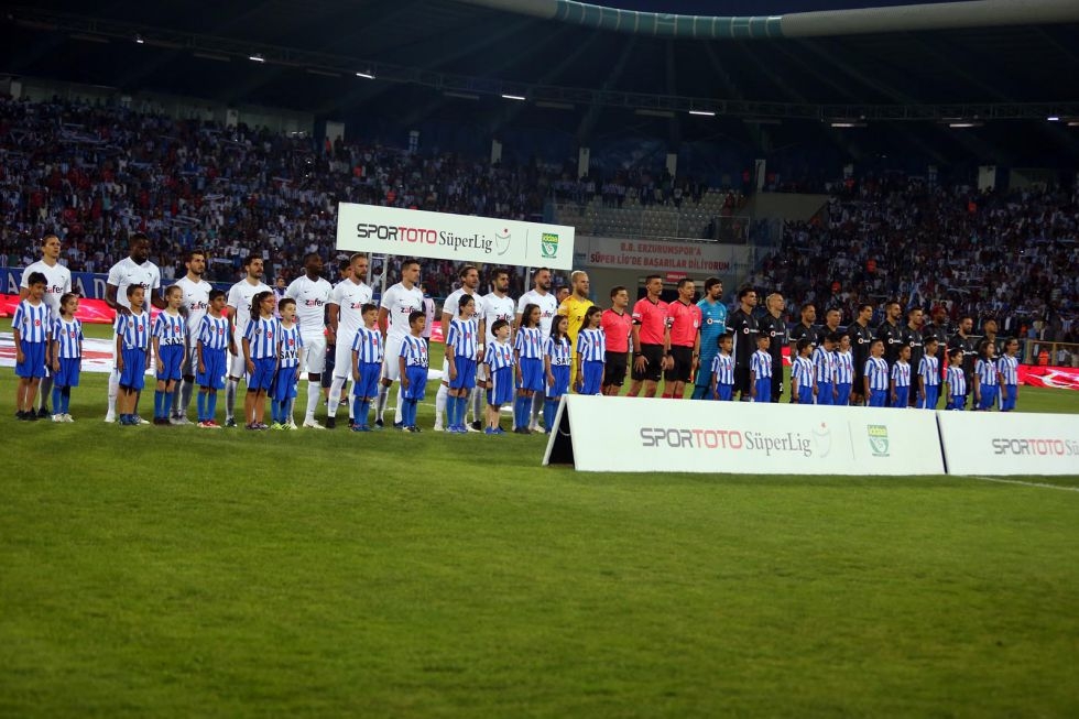 Erzurumspor - Beşiktaş karşılaşmasından kareler - Görsel 6