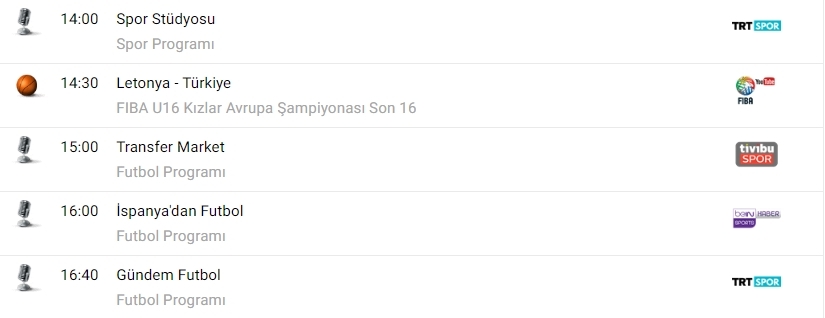 TV'de bugün neler var? İşte spor ekranı... - Görsel 2