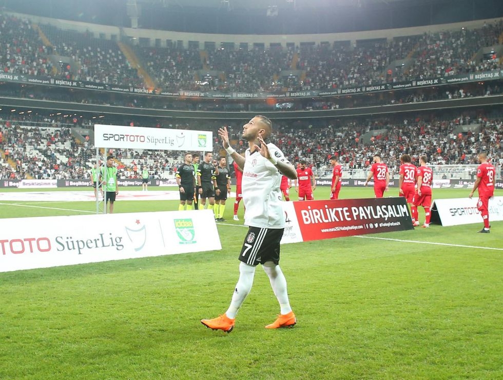 Beşiktaş - Antalyaspor karşılaşmasından kareler - Görsel 23