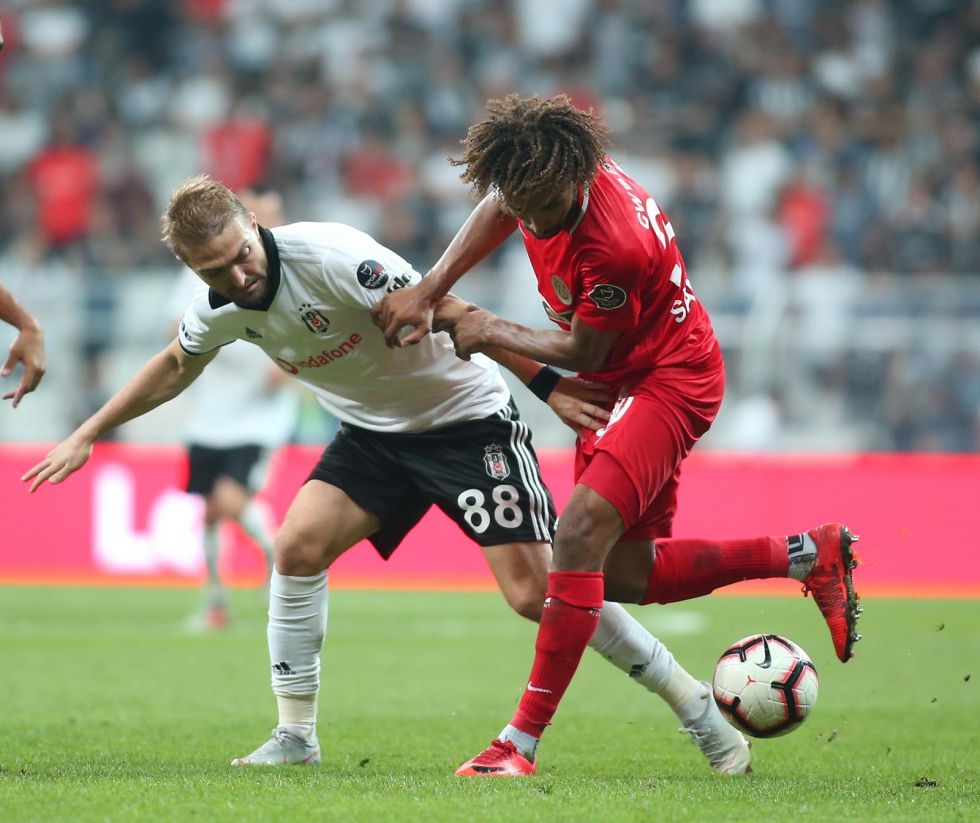 Beşiktaş - Antalyaspor karşılaşmasından kareler - Görsel 33
