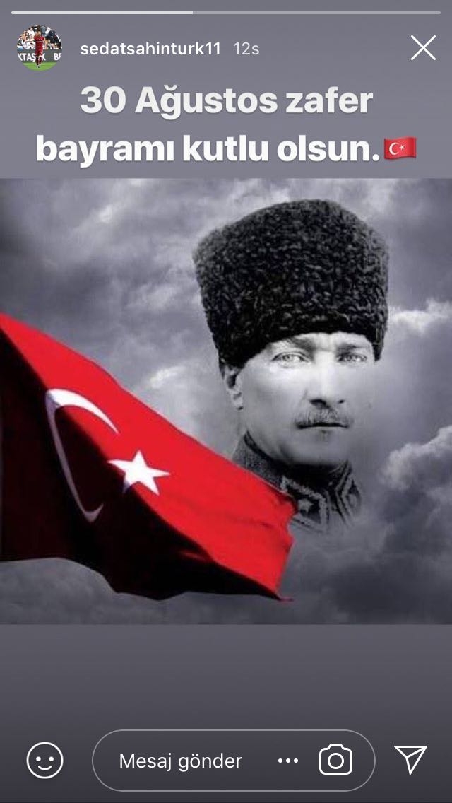 Beşiktaşlı oyunculardan 30 Ağustos paylaşımları - Görsel 1