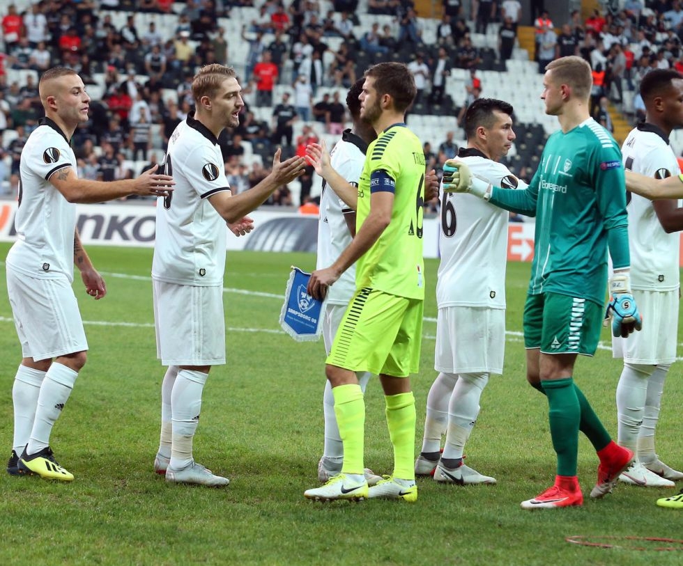 Beşiktaş - Sarpsborg maçından kareler - Görsel 13