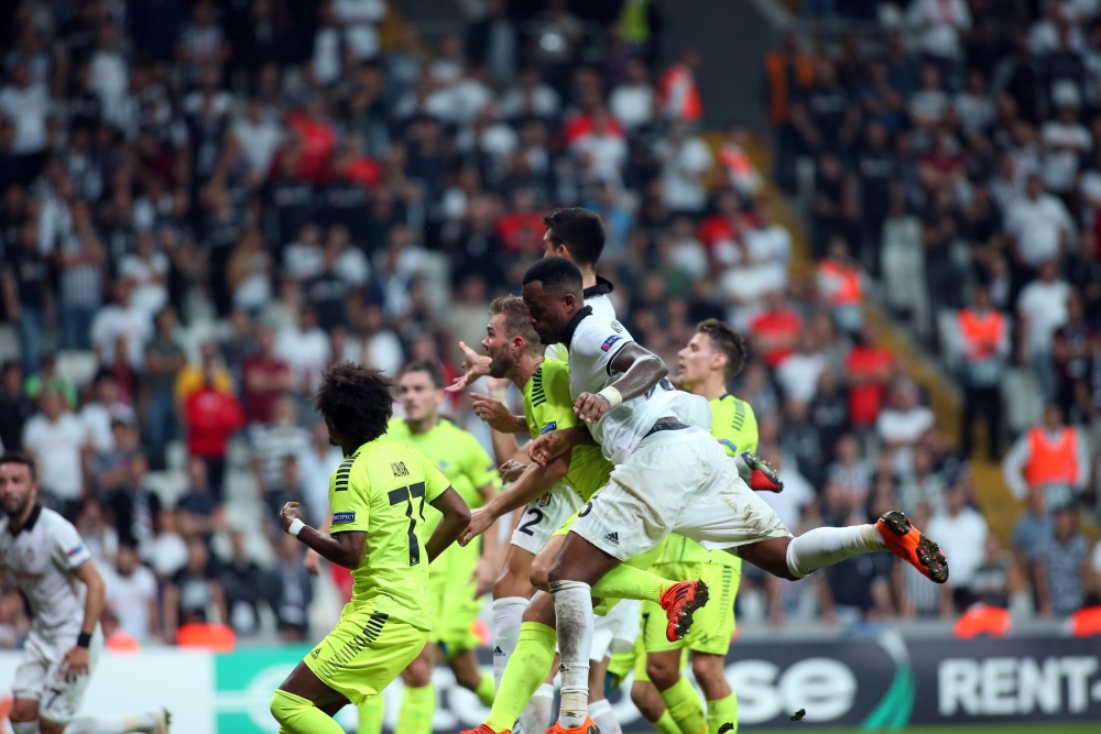 Beşiktaş - Sarpsborg maçından kareler - Görsel 31