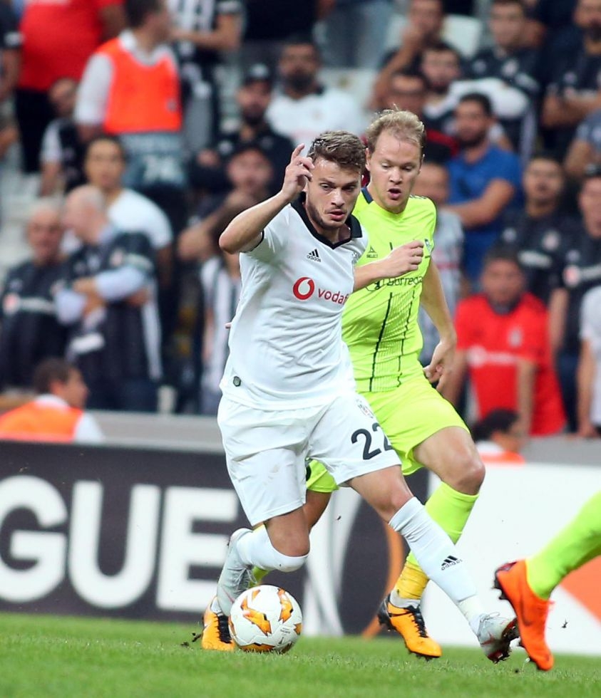 Beşiktaş - Sarpsborg maçından kareler - Görsel 4