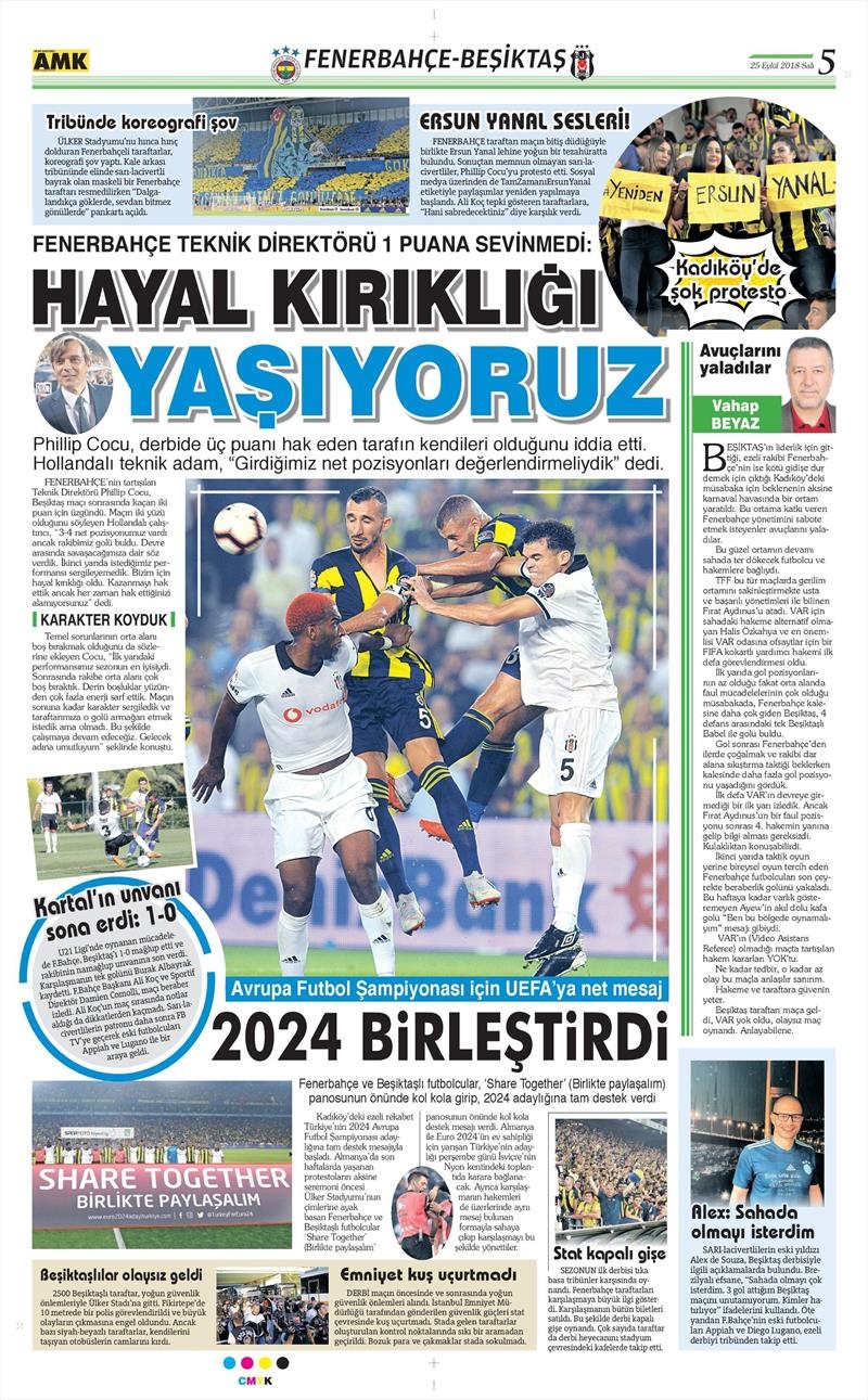 25 Eylül 2018 | Gazetelerin Beşiktaş Manşetleri - Görsel 11