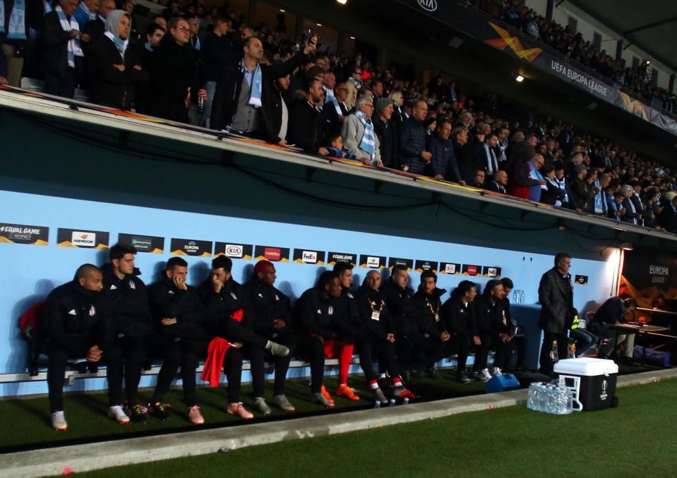 Malmö - Beşiktaş maçından kareler - Görsel 16