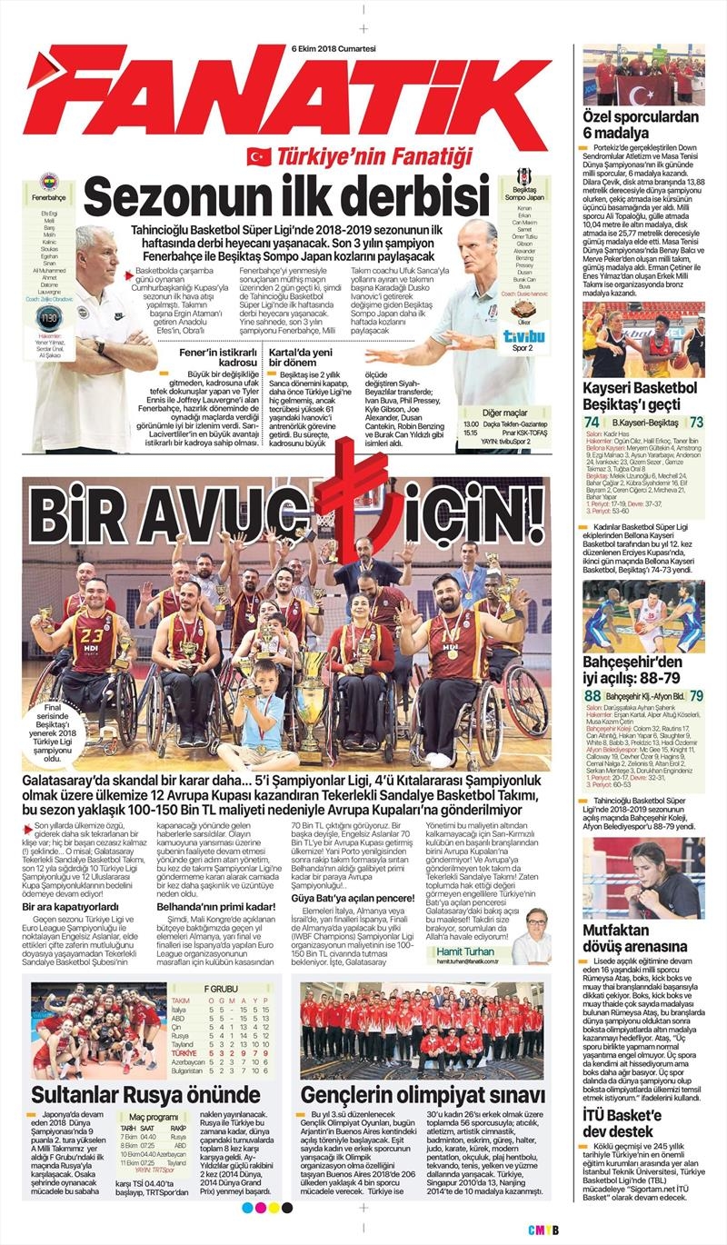 6 Ekim 2018 | Gazetelerin Beşiktaş Manşetleri - Görsel 5