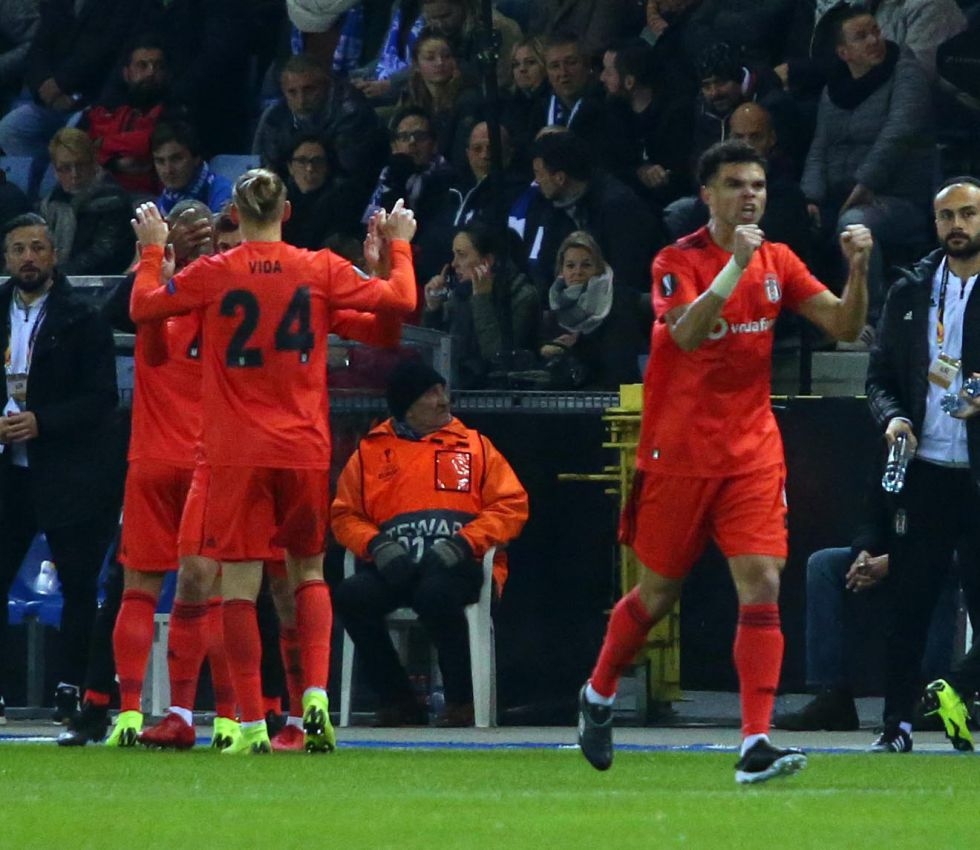 Genk - Beşiktaş maçından kareler - Görsel 13