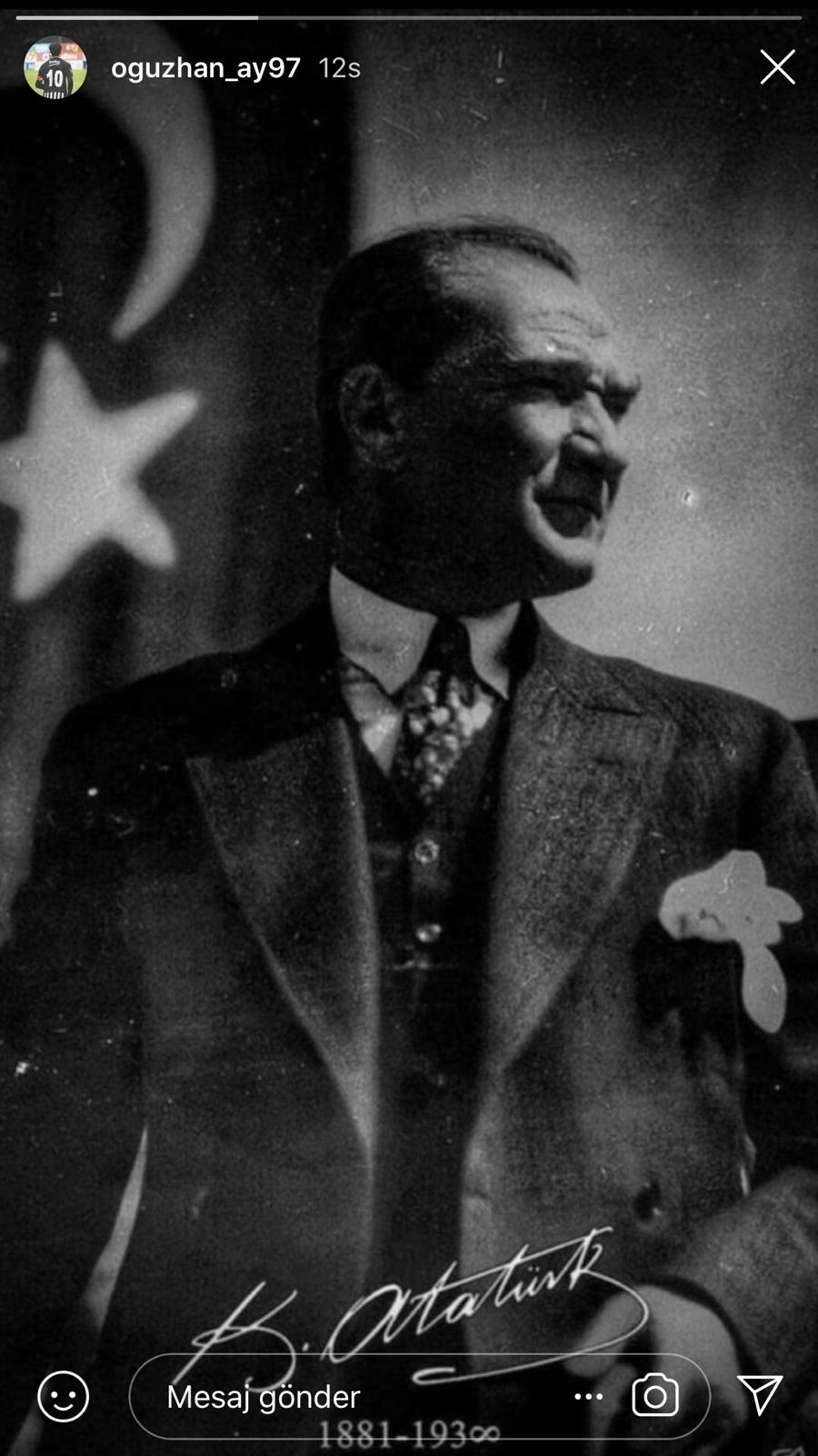 Beşiktaşlı futbolculardan 10 Kasım paylaşımları - Görsel 13