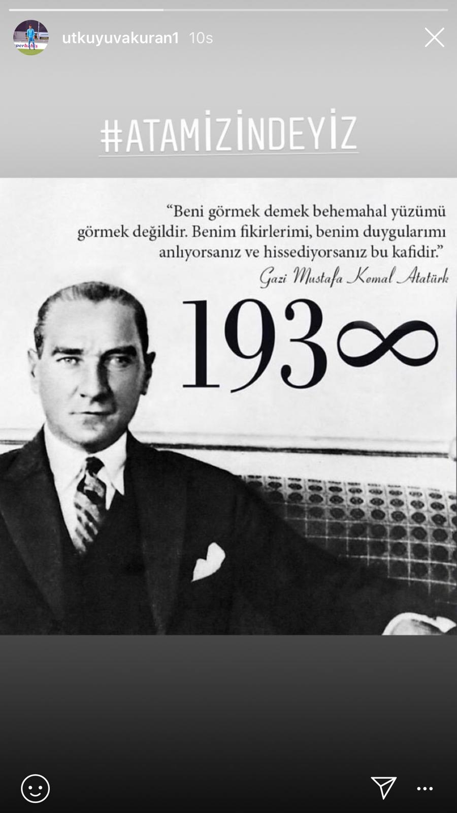 Beşiktaşlı futbolculardan 10 Kasım paylaşımları - Görsel 8