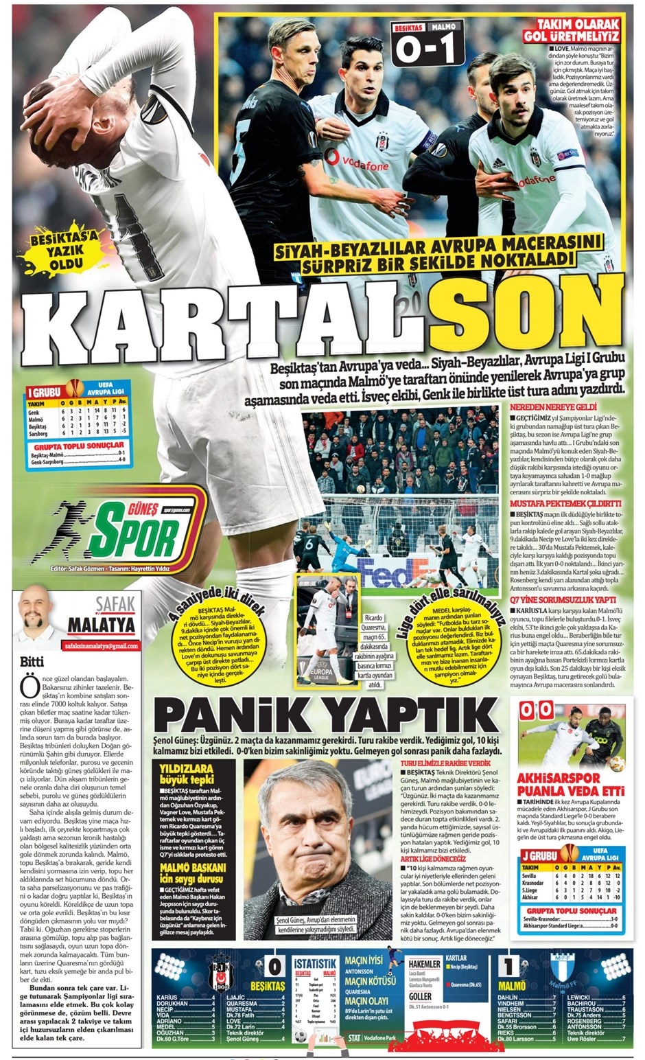 14 Aralık 2018 | Gazetelerin Beşiktaş Manşetleri - Görsel 8