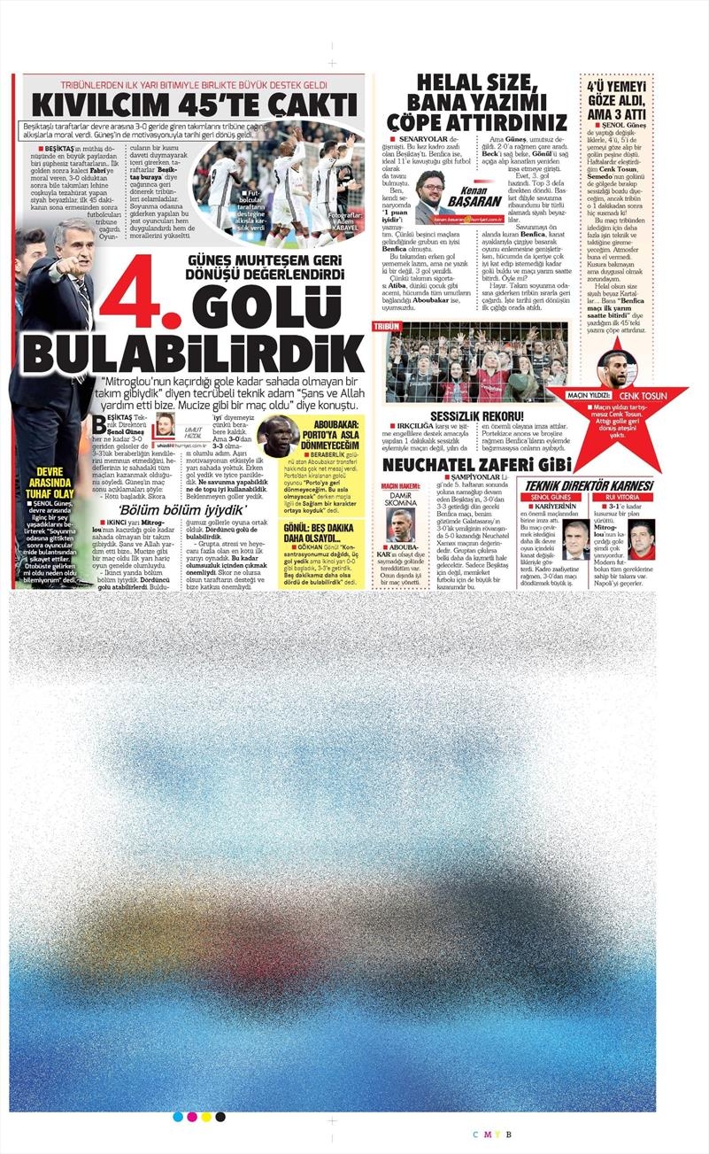 24 Kasım 2016 | Gazetelerin Beşiktaş sayfaları - Görsel 14
