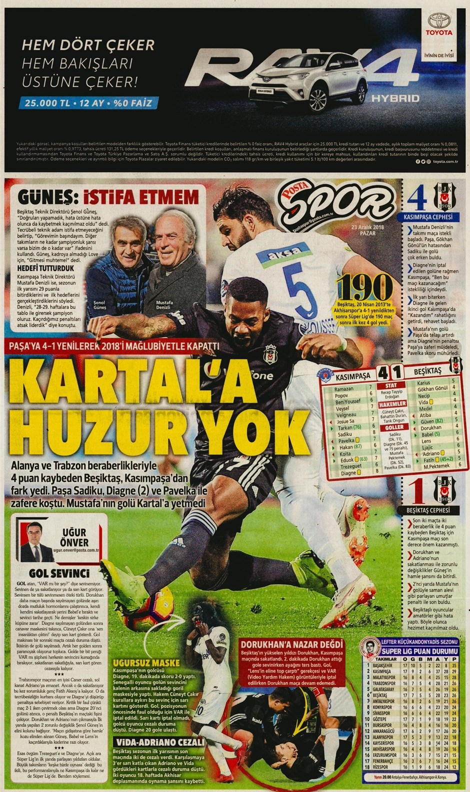 23 Aralık 2018 | Gazetelerin Beşiktaş Manşetleri - Görsel 7