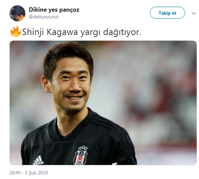 Sosyal medyada Kagawa çılgınlığı! İşte futbolcuya gelen övgü tweetleri - Görsel 8
