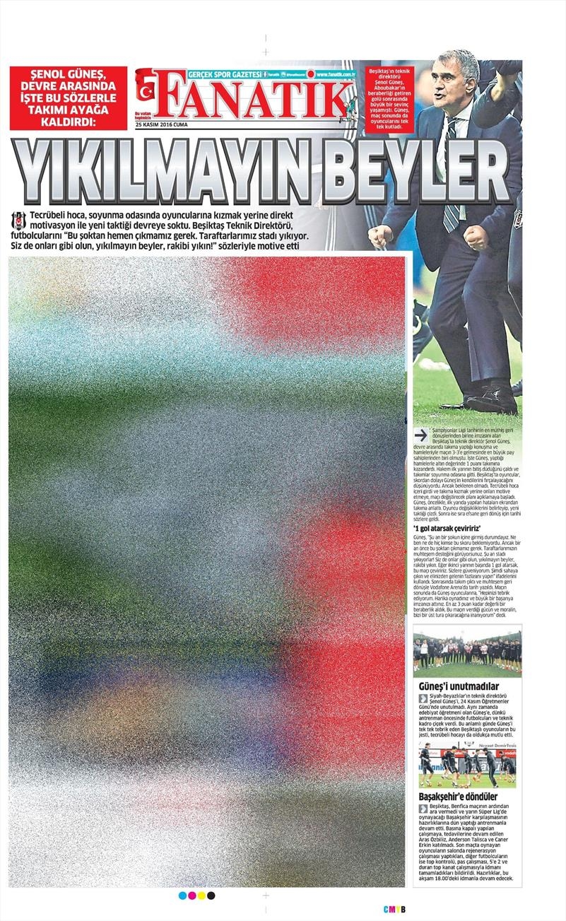 25 Kasım 2016 | Gazetelerin Beşiktaş sayfaları - Görsel 9