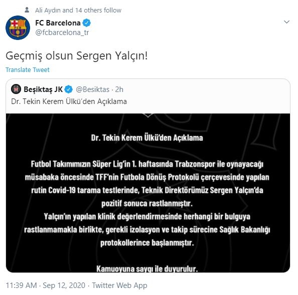 Sergen Yalçın'a geçmiş olsun mesajları - Görsel 12