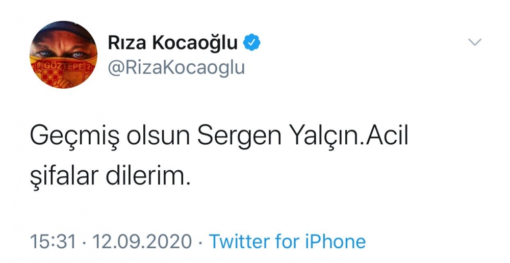 Sergen Yalçın'a geçmiş olsun mesajları - Görsel 14