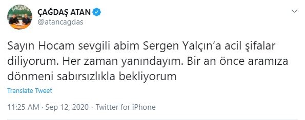 Sergen Yalçın'a geçmiş olsun mesajları - Görsel 7