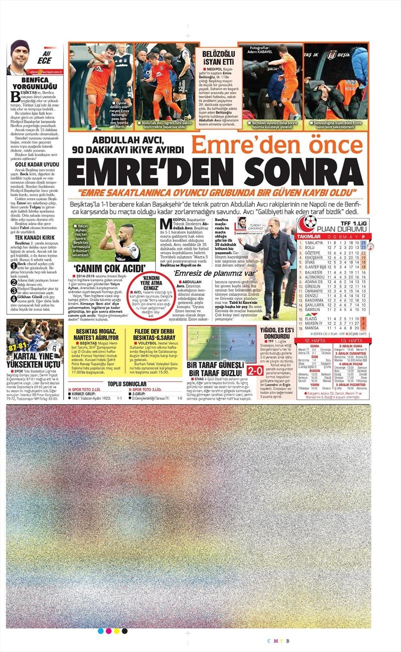 27 Kasım 2016 | Gazetelerin Beşiktaş sayfaları - Görsel 10