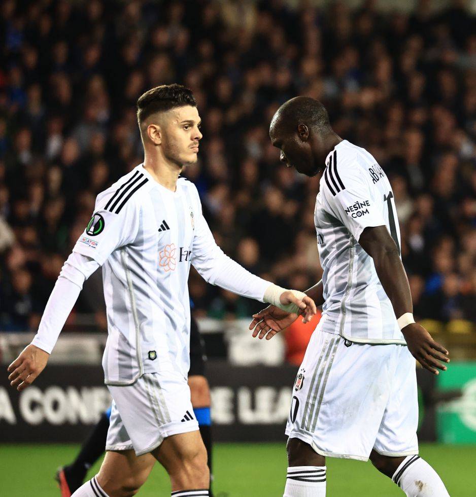 Club Brugge - Beşiktaş maçından kareler - Görsel 11