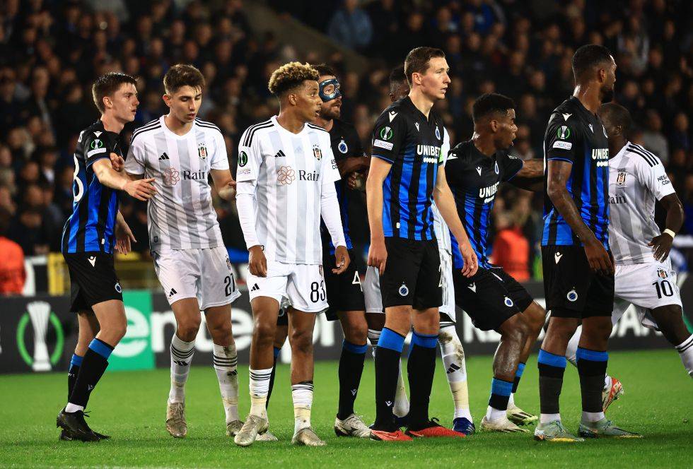 Club Brugge - Beşiktaş maçından kareler - Görsel 16