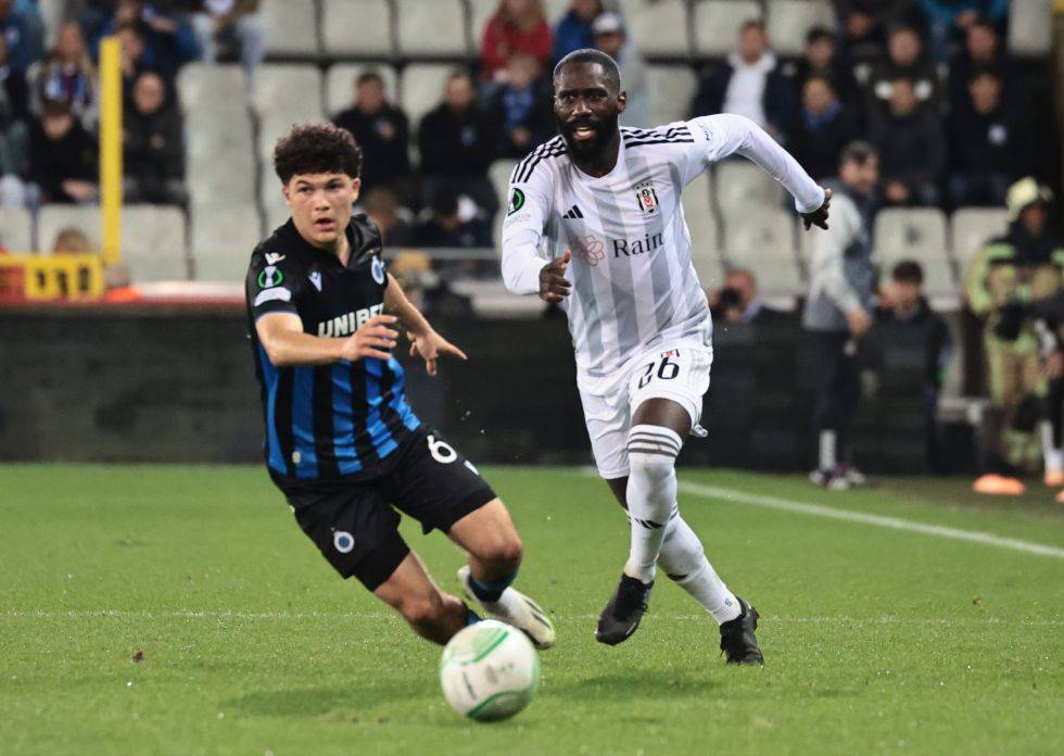 Club Brugge - Beşiktaş maçından kareler - Görsel 19