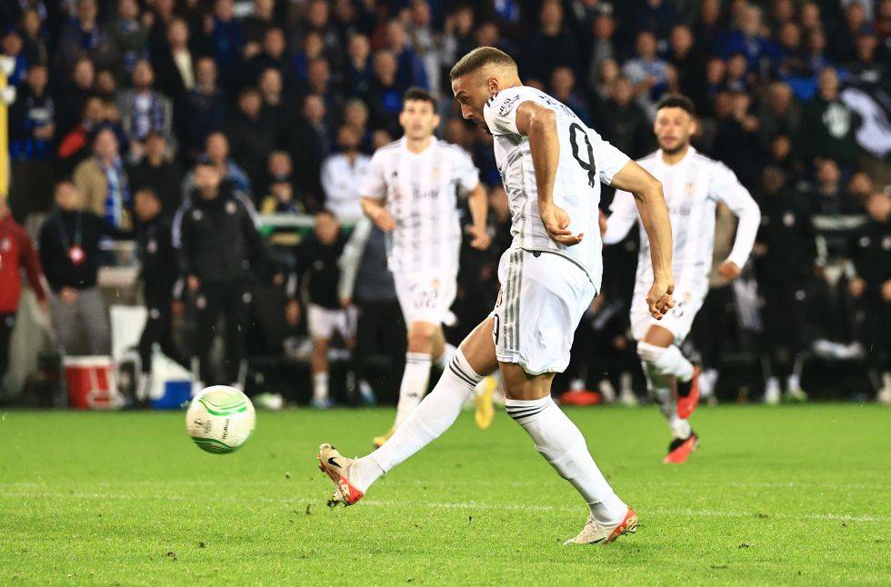 Club Brugge - Beşiktaş maçından kareler - Görsel 33