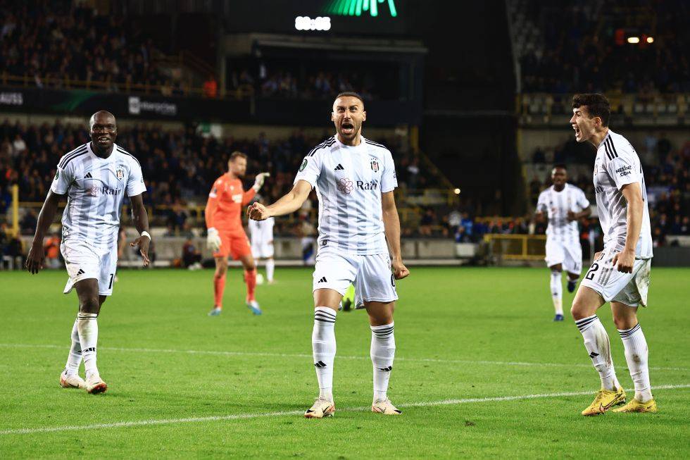 Club Brugge - Beşiktaş maçından kareler - Görsel 40