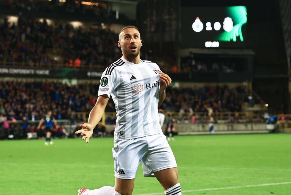 Club Brugge - Beşiktaş maçından kareler - Görsel 43