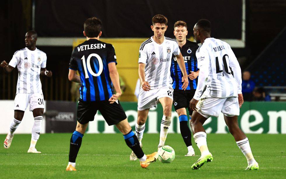 Club Brugge - Beşiktaş maçından kareler - Görsel 9