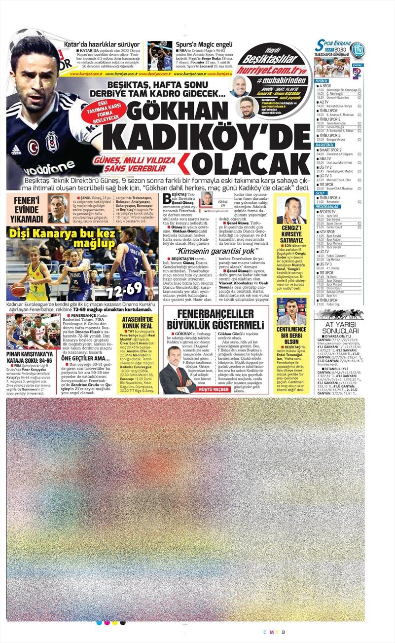 1 Aralık 2016 | Gazetelerin Beşiktaş manşetleri - Görsel 4