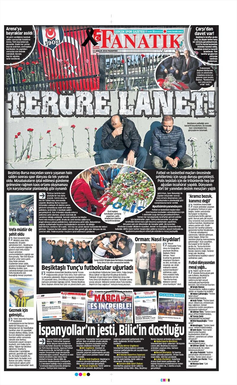 12 Aralık 2016 | İşte gazetelerin Beşiktaş manşetleri - Görsel 2