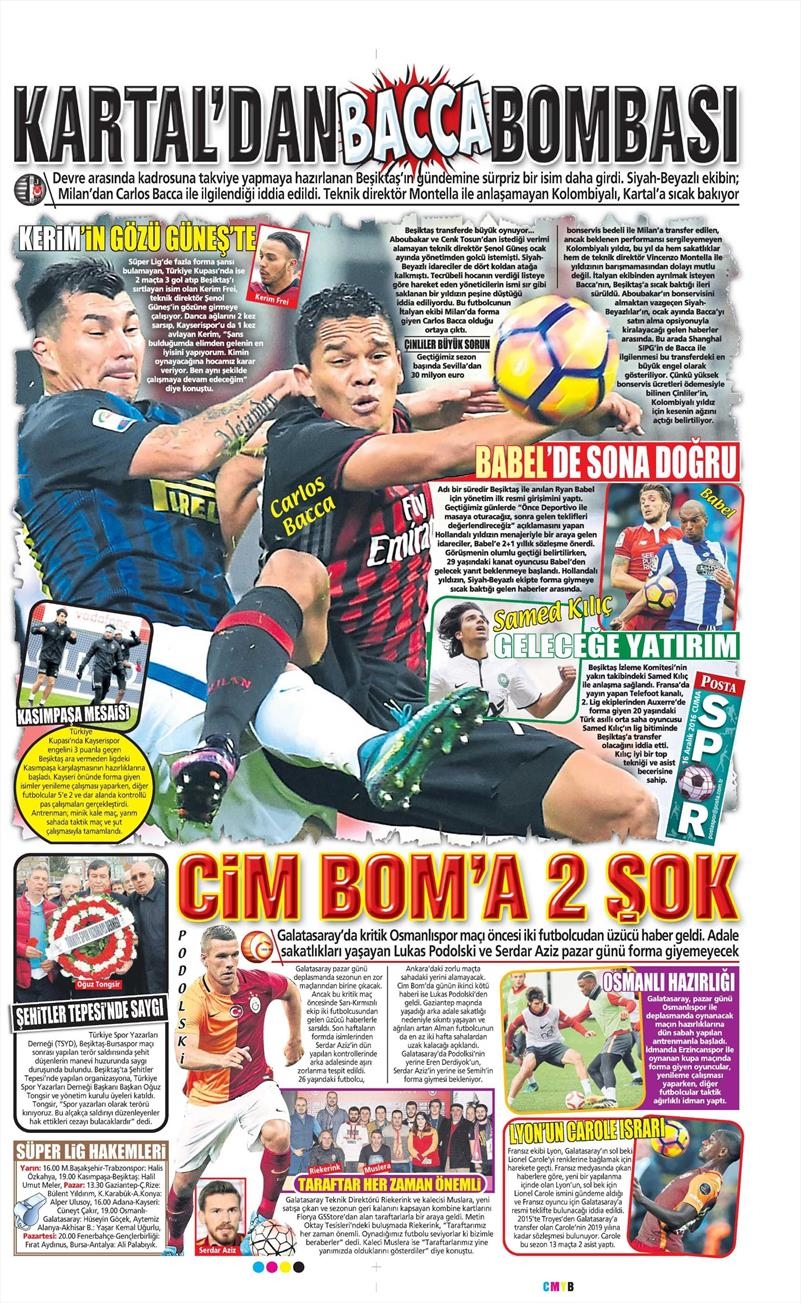 16 Aralık 2016 | İşte gazetelerin Beşiktaş manşetleri - Görsel 8