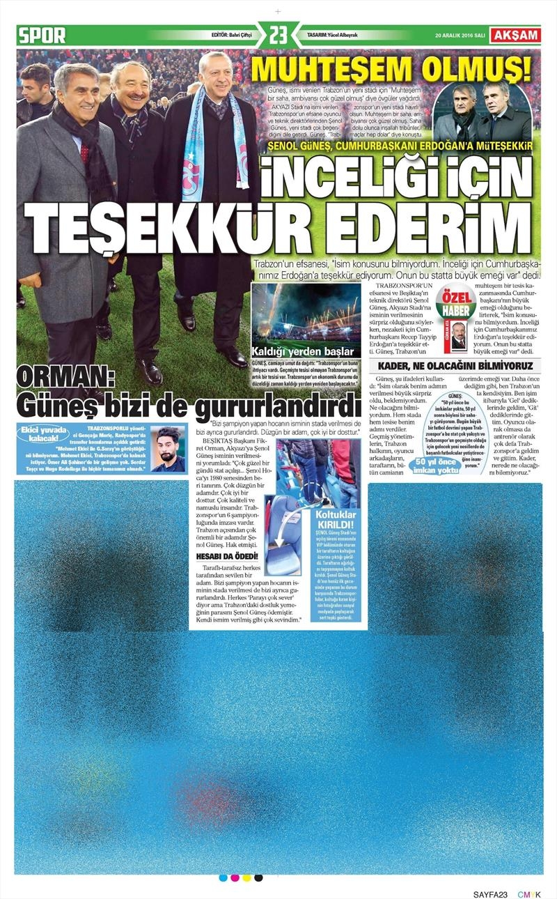 20 Aralık 2016 | İşte gazetelerin Beşiktaş manşetleri - Görsel 12