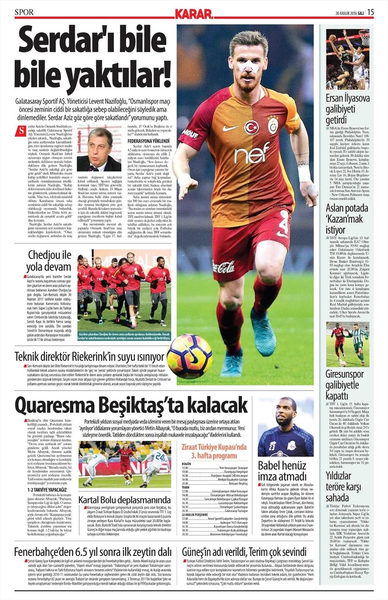 20 Aralık 2016 | İşte gazetelerin Beşiktaş manşetleri - Görsel 8