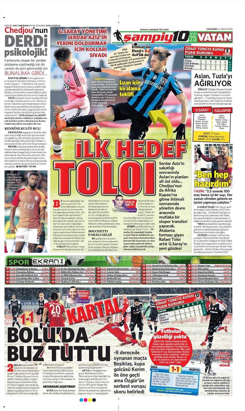 21 Aralık 2016 | İşte gazetelerin Beşiktaş manşetleri - Görsel 12