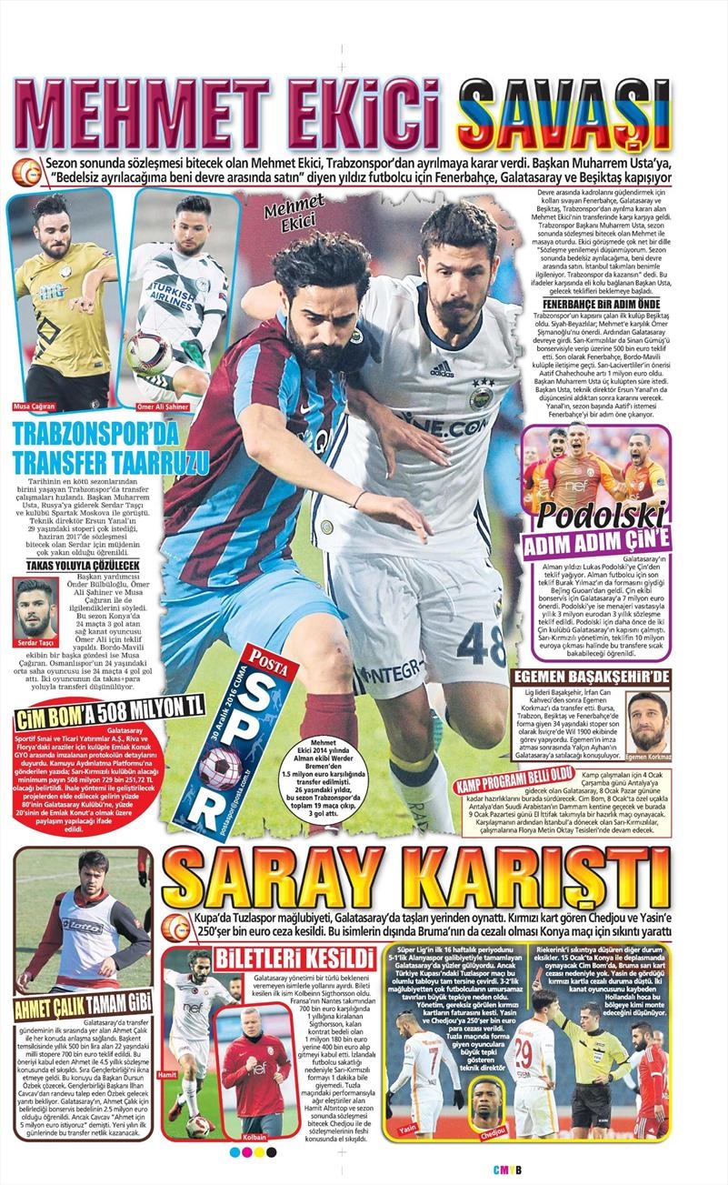 30 Aralık 2016 | İşte gazetelerin Beşiktaş manşetleri - Görsel 7