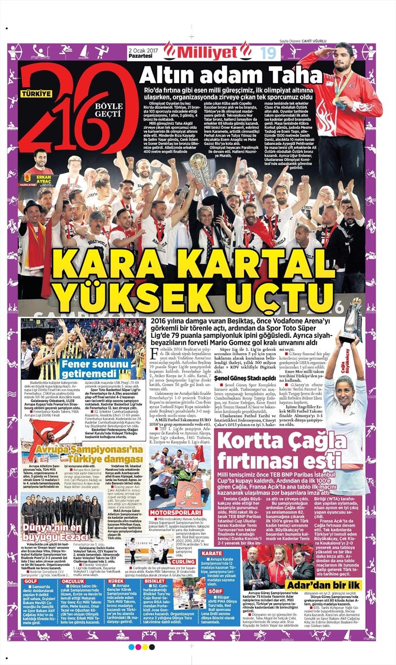02 Ocak 2017 | İşte gazetelerin Beşiktaş manşetleri - Görsel 5