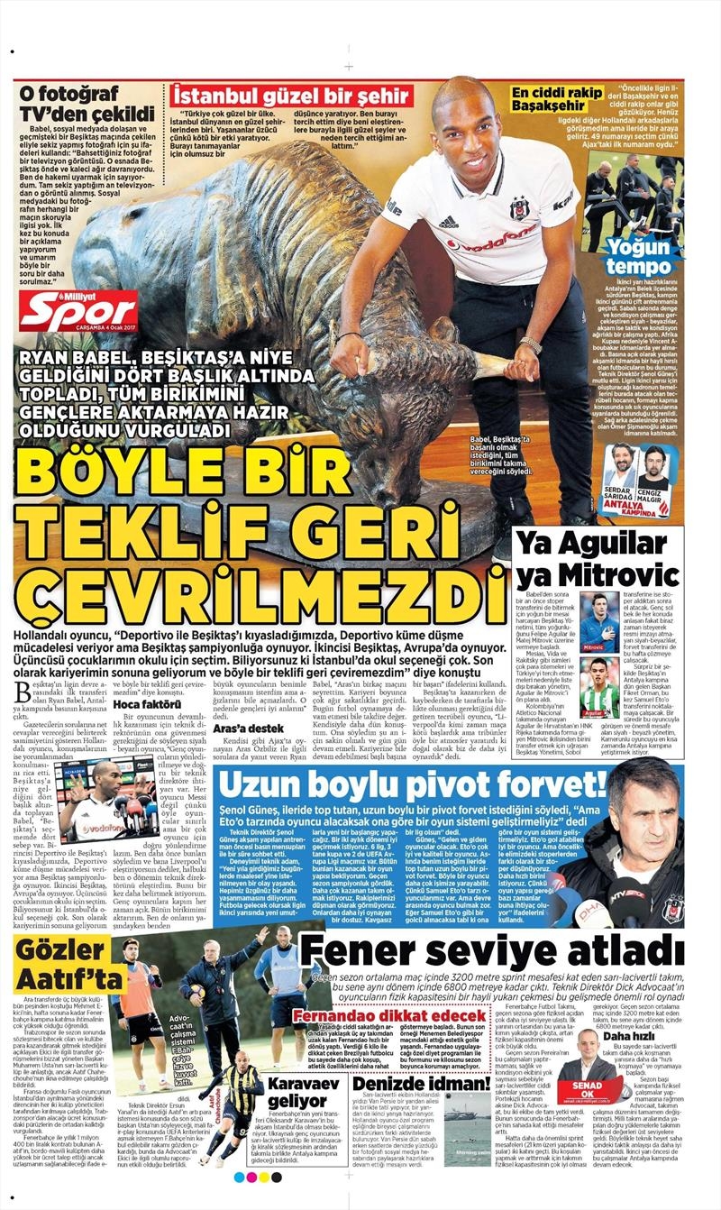 4 Ocak 2017 | İşte gazetelerin Beşiktaş manşetleri - Görsel 8