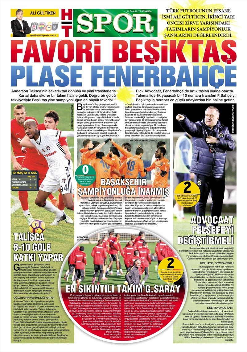 11 Ocak 2017 | İşte gazetelerin Beşiktaş manşetleri - Görsel 4