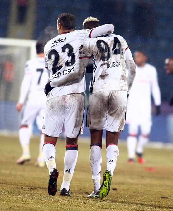 Osmanlıspor - Beşiktaş maçından kareler - Görsel 25