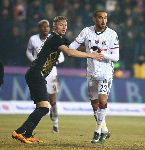 Osmanlıspor - Beşiktaş maçından kareler - Görsel 41